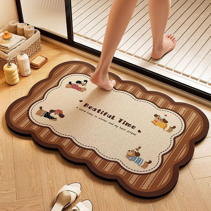 Cute Dachshund Bath Mat
