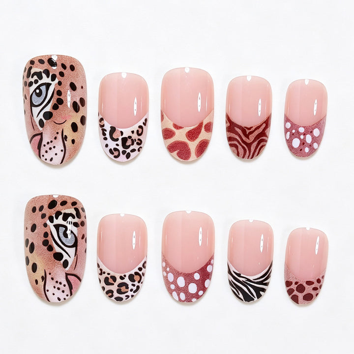 Safari Animal Theme Nail Art Set Kalsten