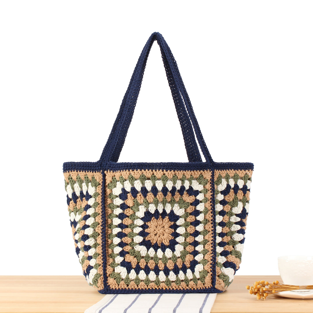 Handbag in Creative Granny Square Design Kalsten