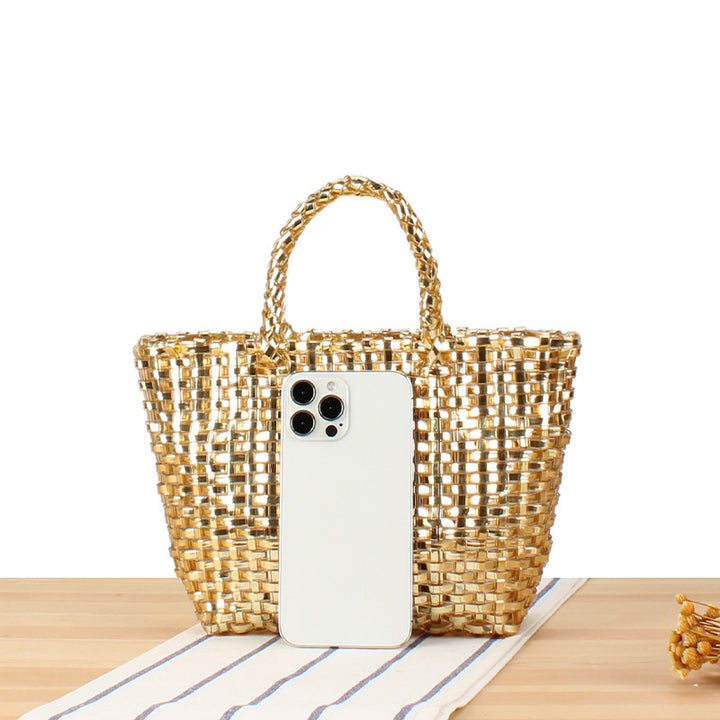 Refined wicker tote bag Kalsten