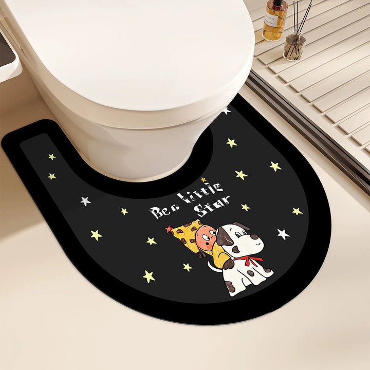Cute Animal-Themed Toilet Mat