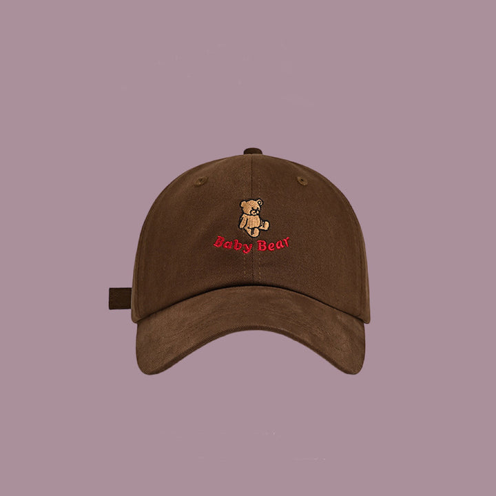 Embroidered Baby Bear Cap
