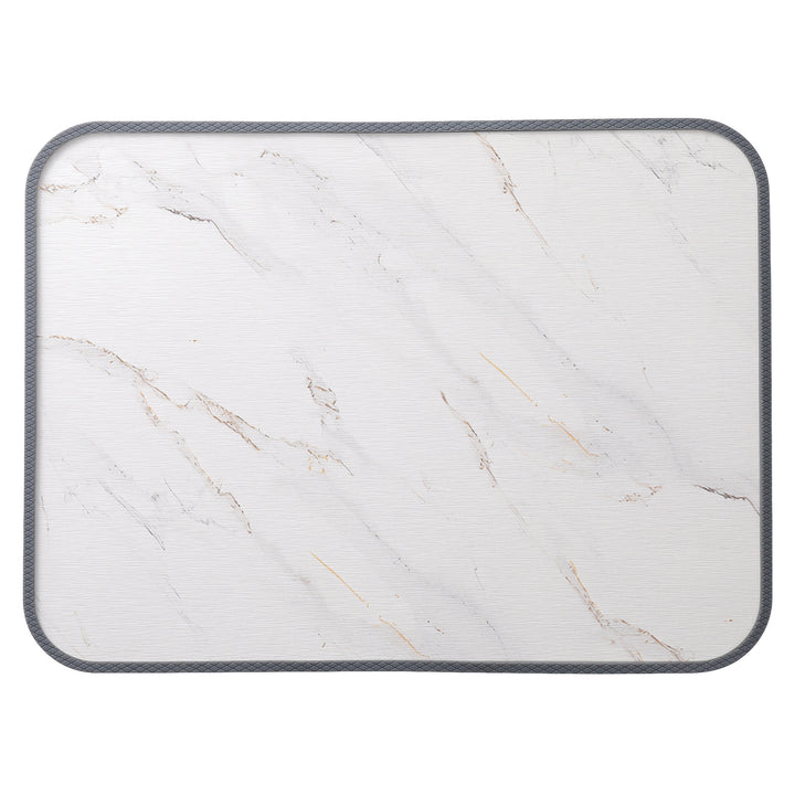 Marble Effect Kitchen Work Surface Protector Mat