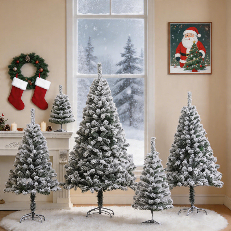 Artificial Snowy Christmas Tree