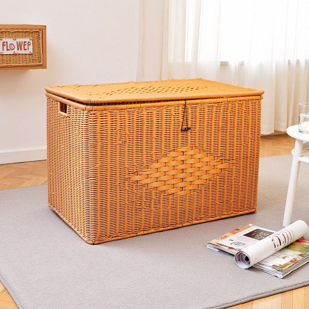 Large Woven Storage Chest Kalsten