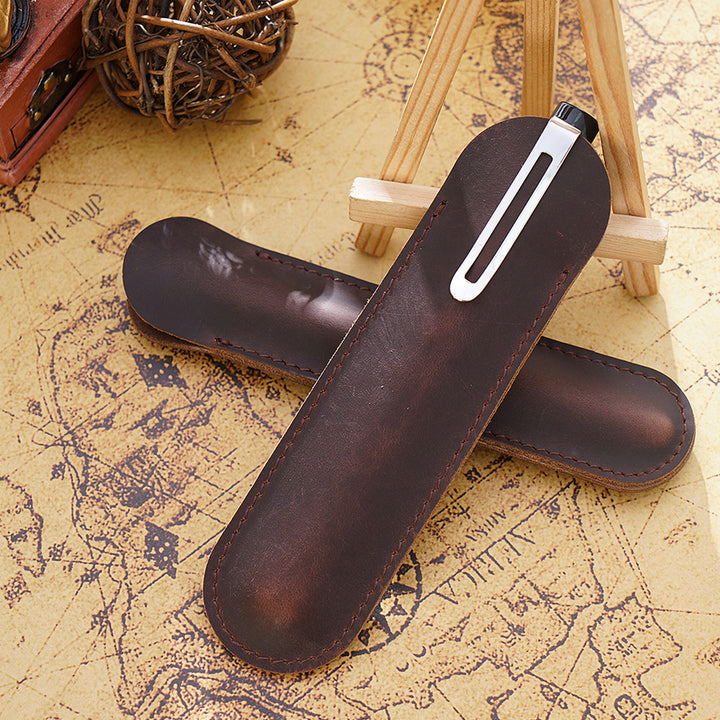 Premium Leather Pen Sleeve
