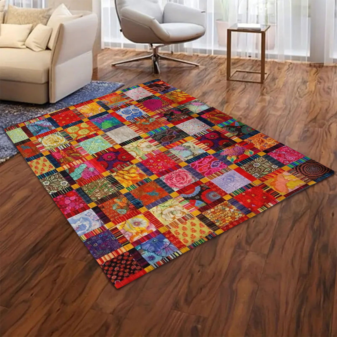Patchwork Throw Blanket