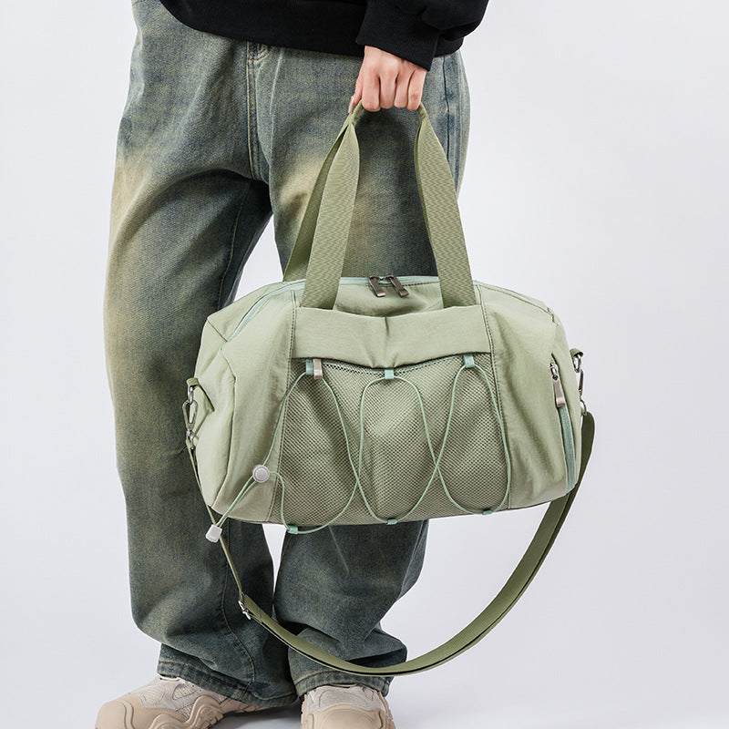 Spacious Mesh Sports Duffle Bag Kalsten