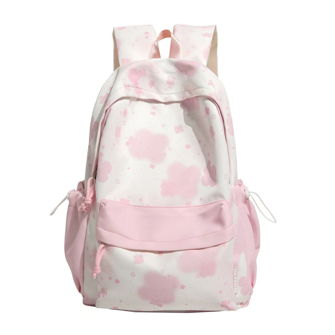 Leisure backpack with cheerful floral design and versatile storage space Kalsten