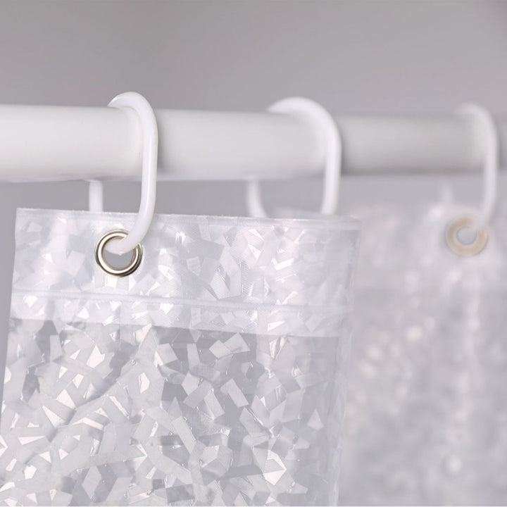 Elegant Textured Shower Curtain Kalsten