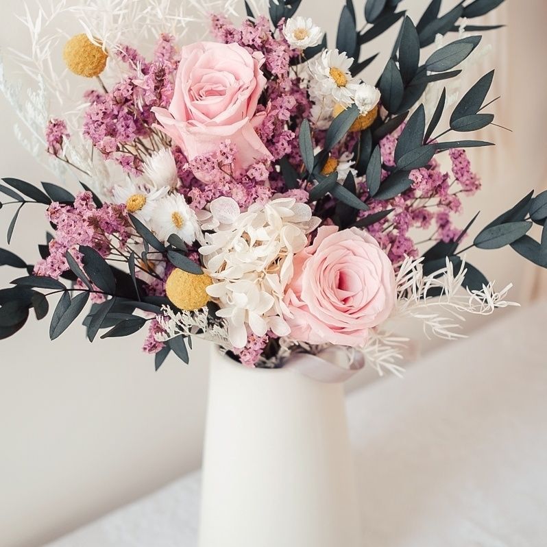 Dried Flower Bouquet Centerpiece