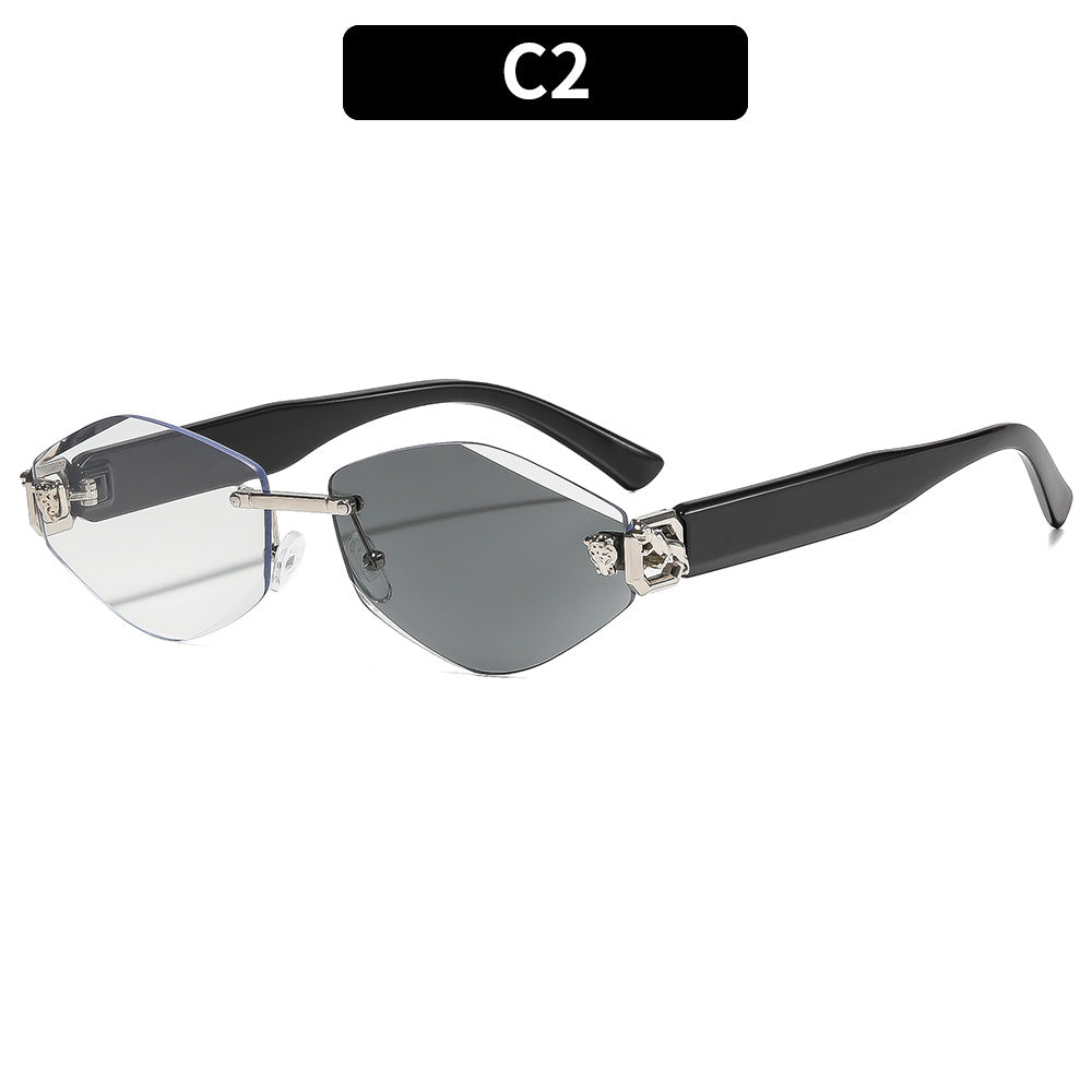 Elegant Geometric Oversized Sunglasses