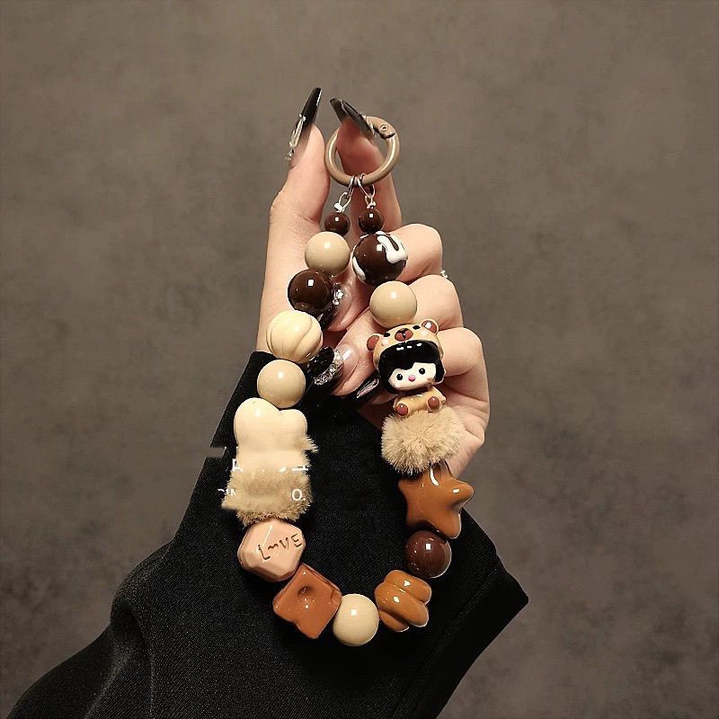 Decorative Beaded Keychain Holder Kalsten 1790134863
