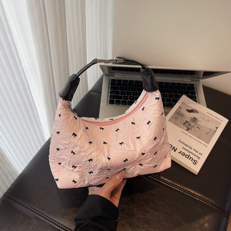 Quilted Floral Shoulder Handbag Kalsten