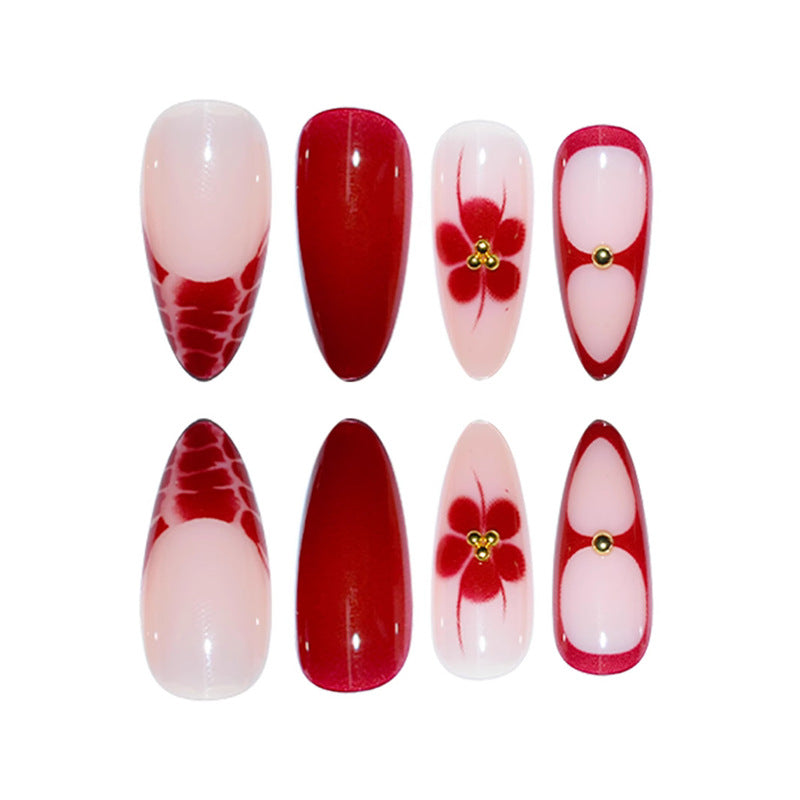 Elegant Stiletto Press-On Nail Design Kalsten
