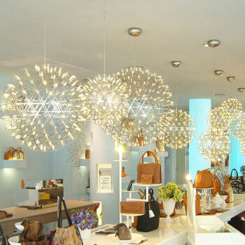 Sphere-Shaped Pendant Light