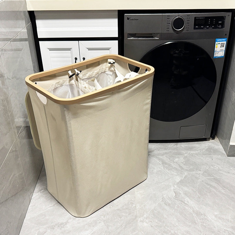 Modern laundry basket with removable lid and carrying handles Kalsten