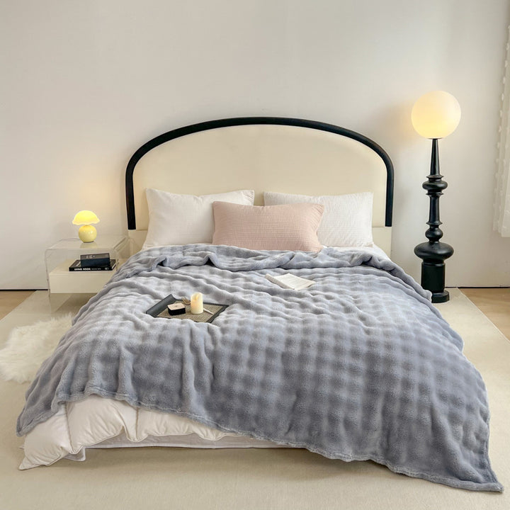 Soft Textured Sherpa Blanket