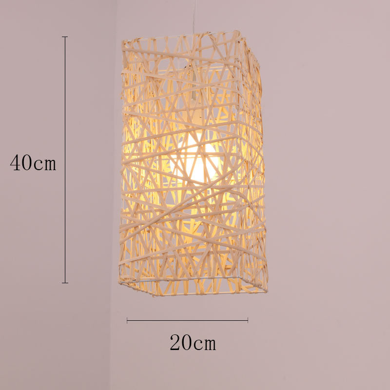 Organic Woven Pendant Light