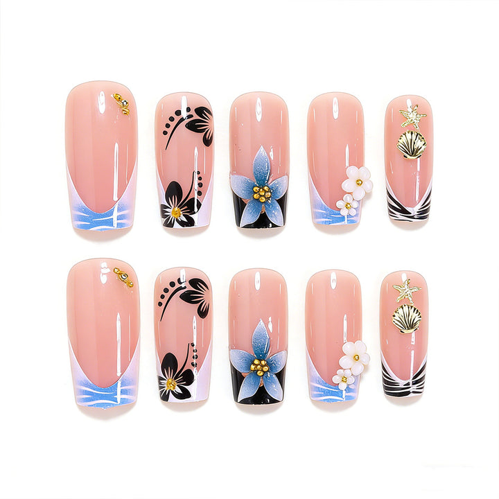 Floral Pattern Nail Art Extensions Kalsten