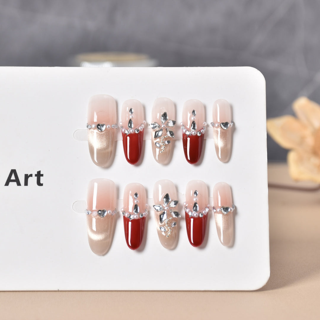 Decorative Animal Print Press-On Nail Set Kalsten