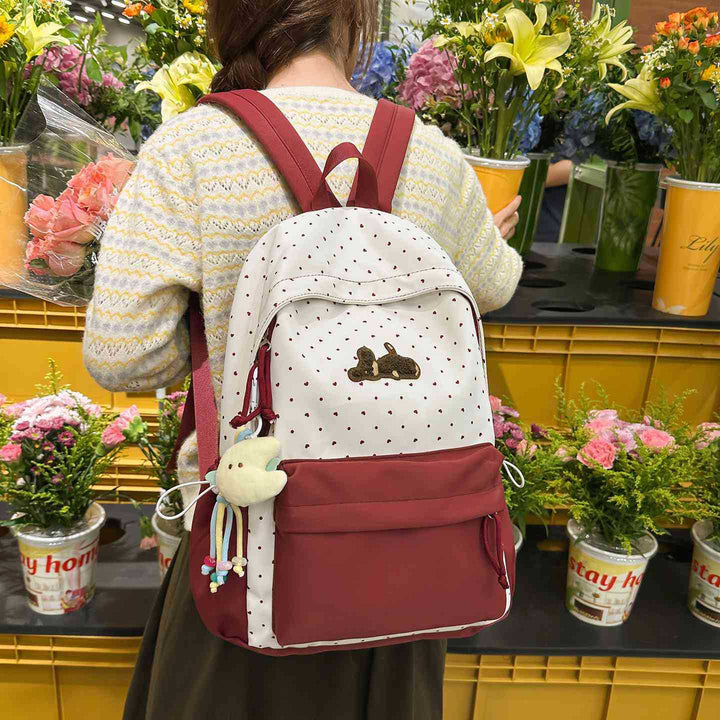 Playful Polka Dot Animated Backpack Kalsten