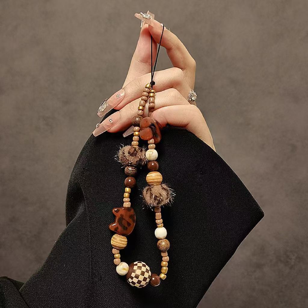Handcrafted Beaded Charm Keychain Kalsten