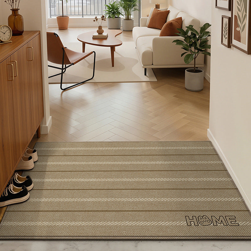 Striped Textured Welcome Mat Kalsten