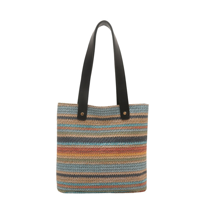 WoColorful Woven Tote Bag Kalsten