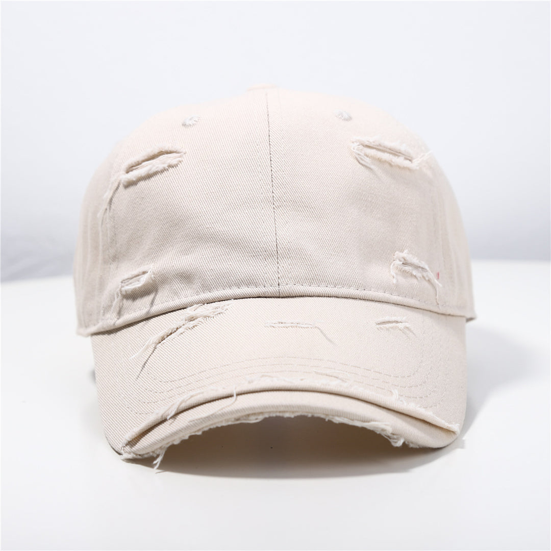 Men's Distressed Classic Cotton Baseball Cap Kalsten