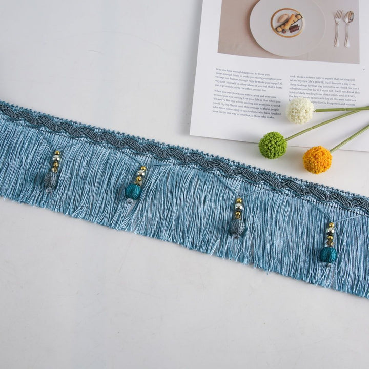 Luxury Fringe Braid with Bead Trim Kalsten