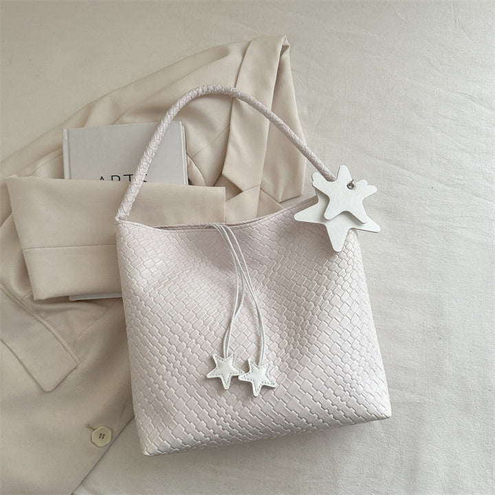 Textured Weave Handheld Shoulder Bag Kalsten