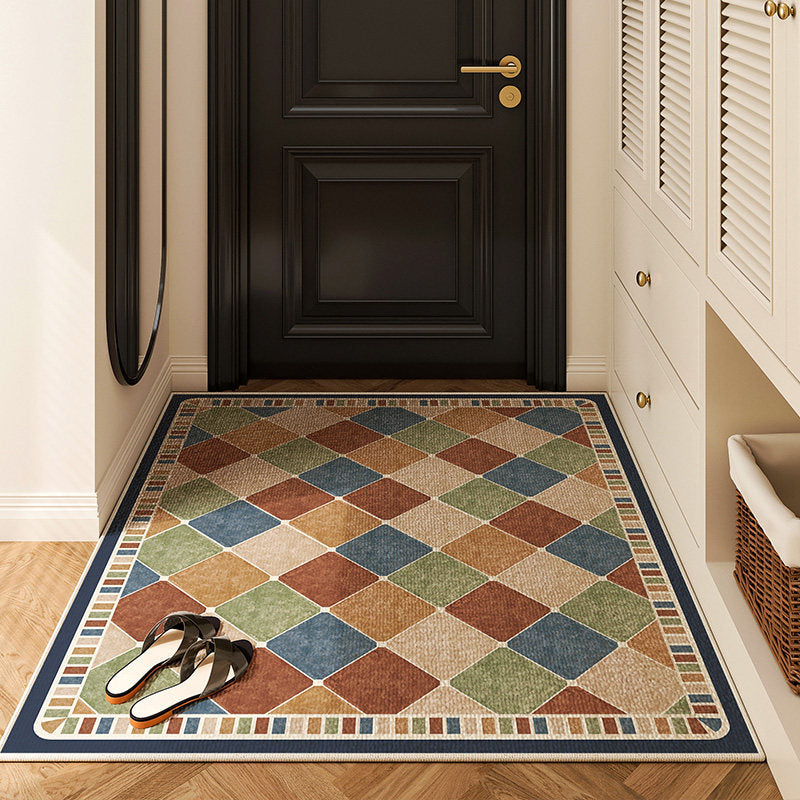 Geometric Patterned Entrance Mat