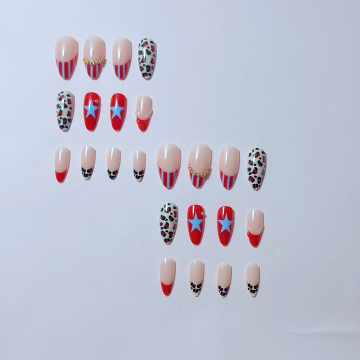 Artistic Nail Tips in Retro Style Kalsten