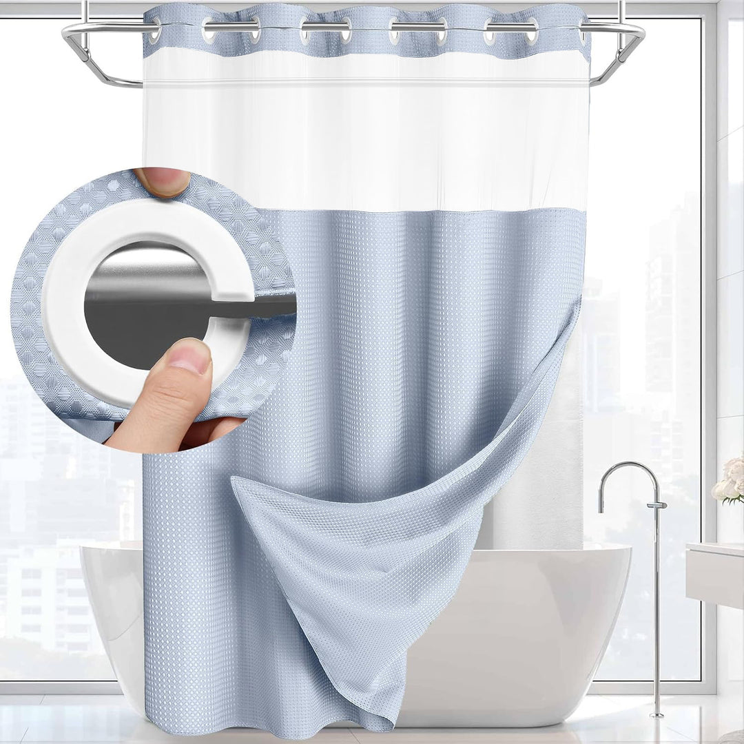 Textured Weave Shower Curtain Kalsten