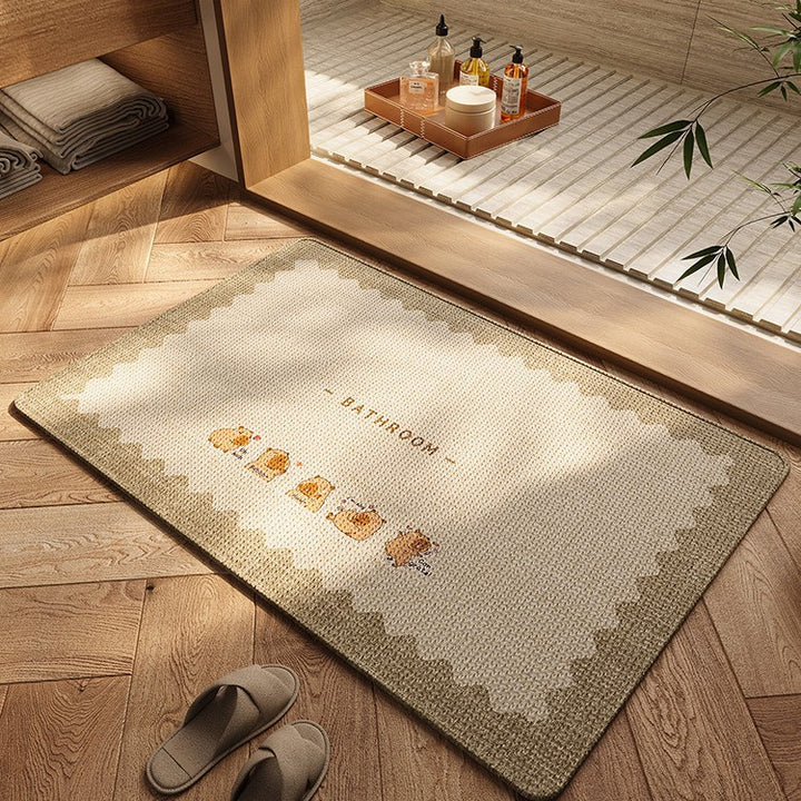 Stylish Non-Slip Bathroom Rug Kalsten