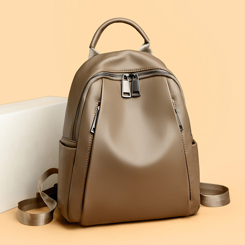 Premium Soft Leather Backpack Kalsten