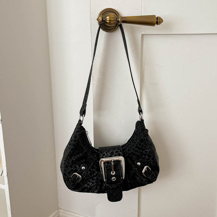 Exotic Textured Shoulder Bag