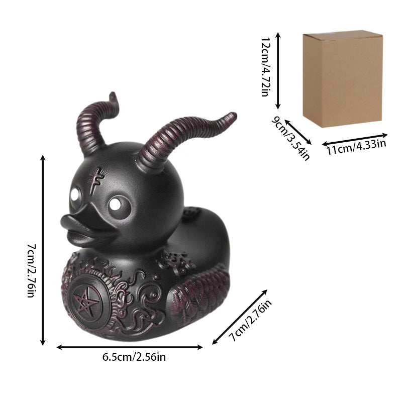 Decorative rubber duck with stylish haircut Kalsten