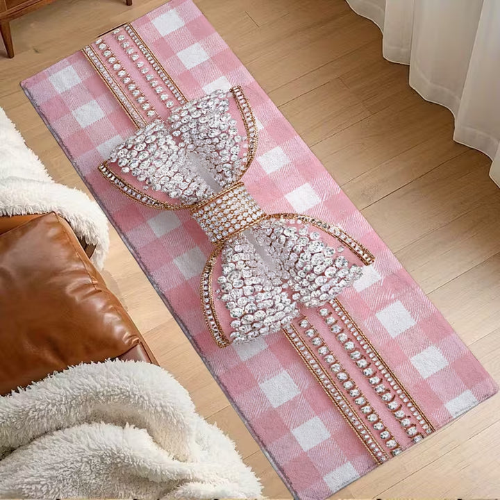 Heart-shaped Fluffy Rug