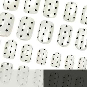 Elegant Dot Pattern Nail Art Enhancements Kalsten