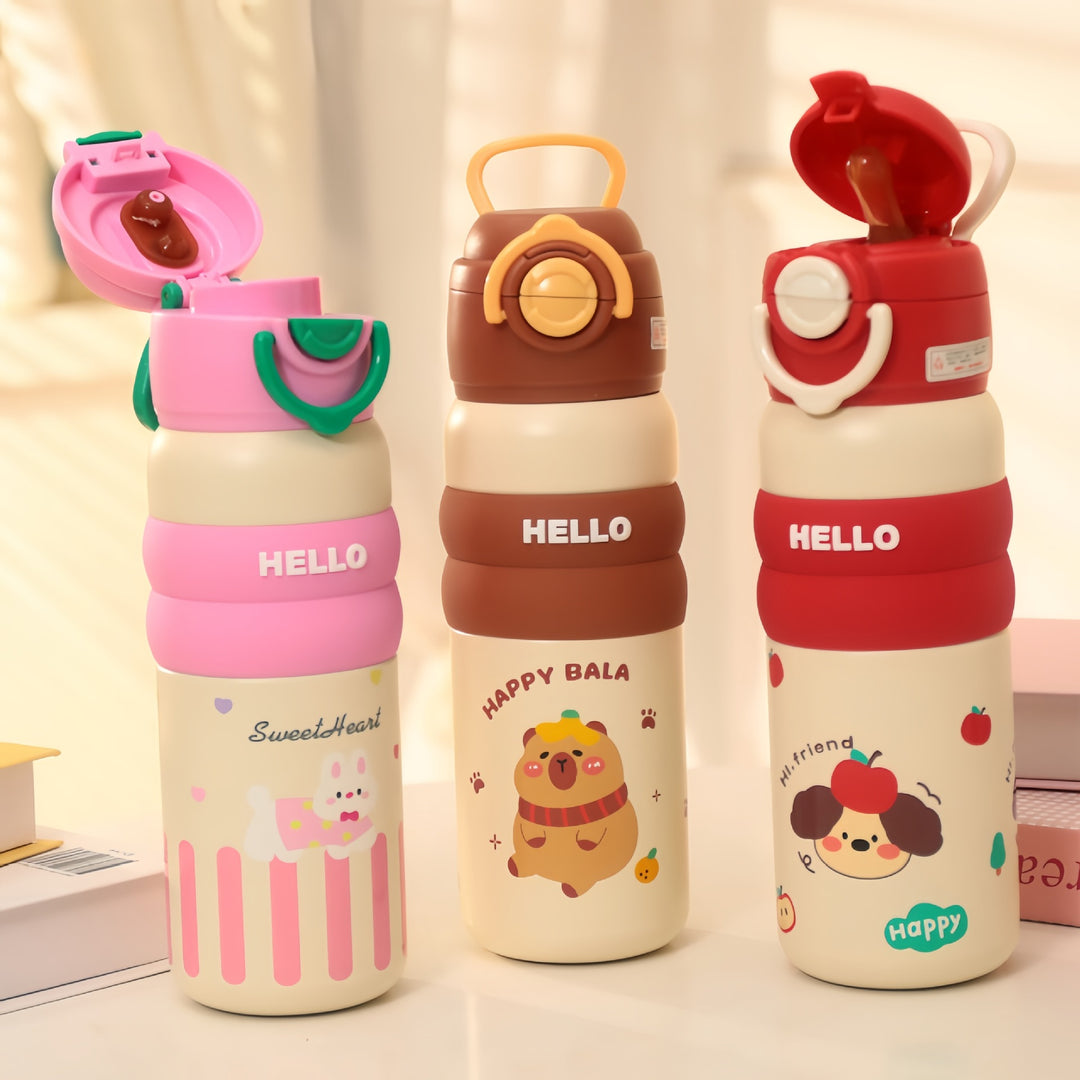 Women's durable water bottle with practical lid Kalsten