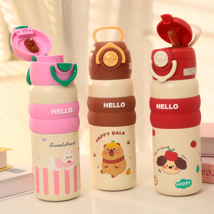 Women's durable water bottle with practical lid Kalsten