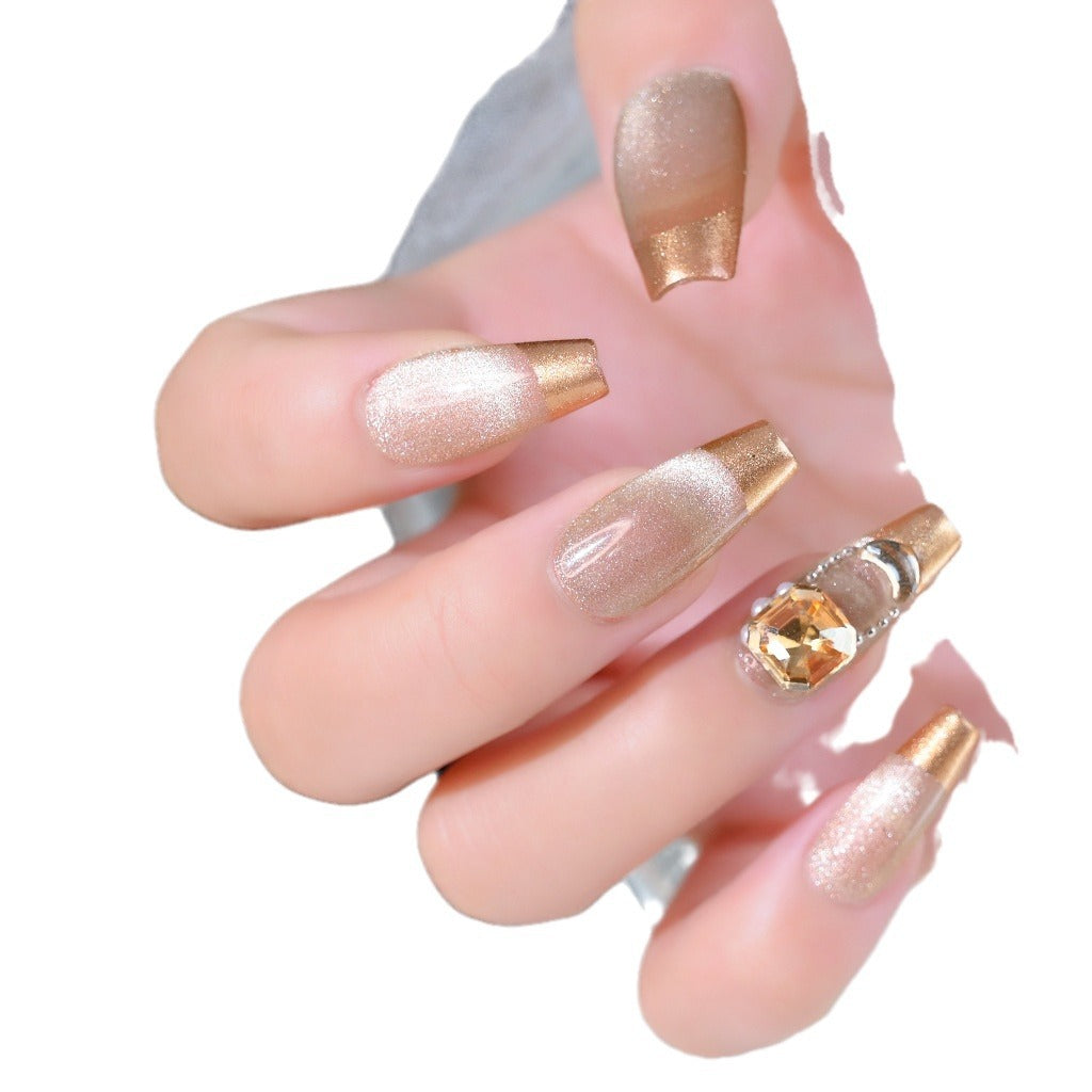 Premium Decorative Press-On Nail Set Kalsten