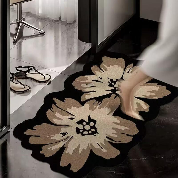 Floral Shaped Area Rug