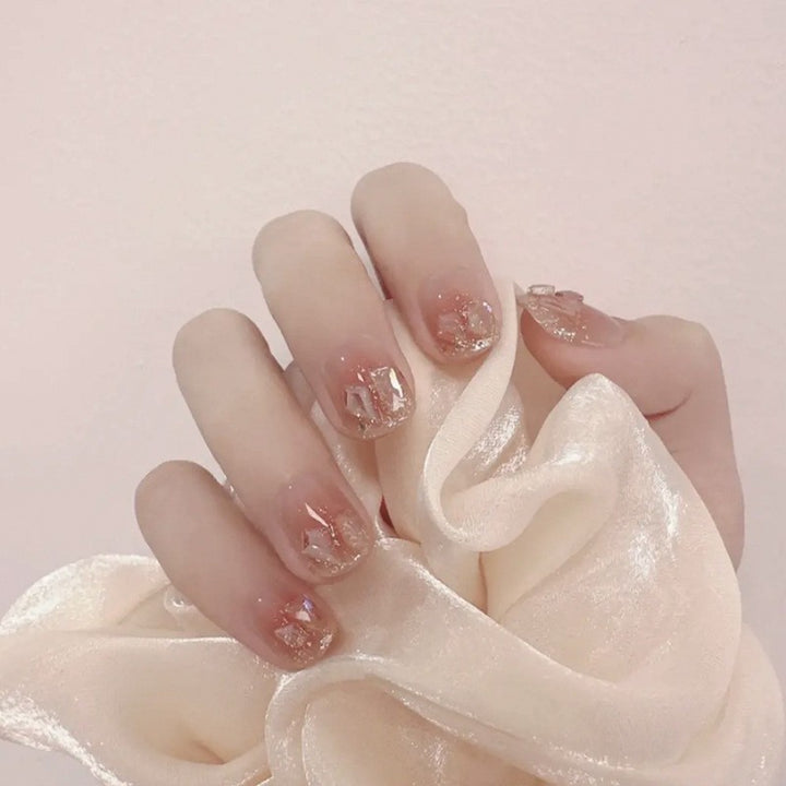 Ombre Press-On Nails with Glossy Finish Kalsten