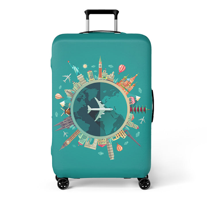 Heart-Patterned Hard Shell Luggage Kalsten