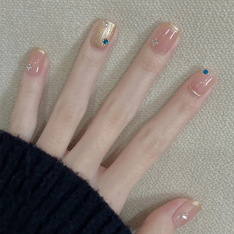 Premium Glossy Almond-Shaped Press-On Nails Kalsten 1789388672