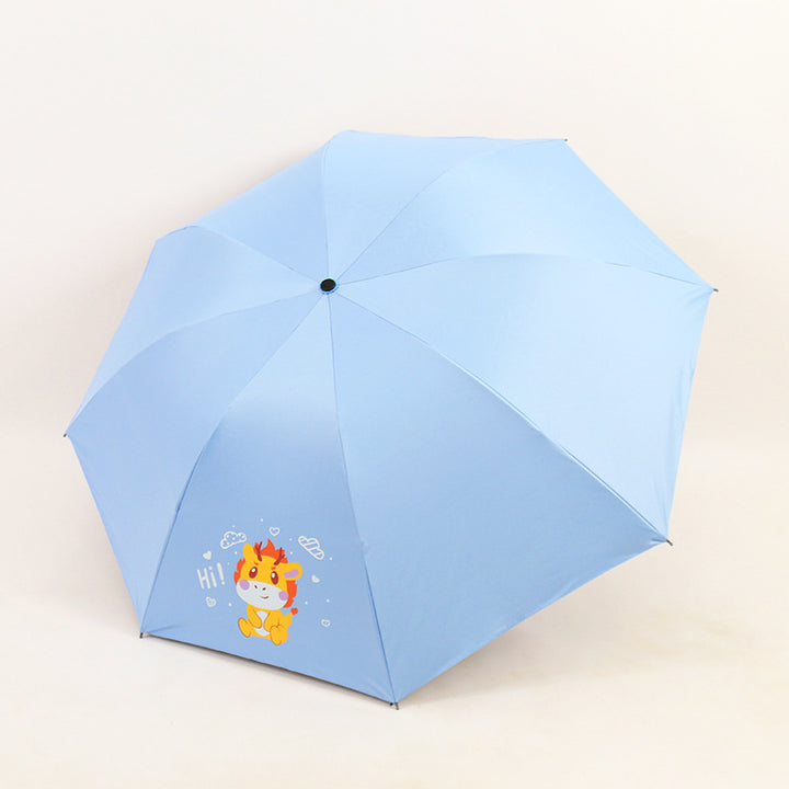 Women's Folding Umbrella with Fun Animal Design Kalsten