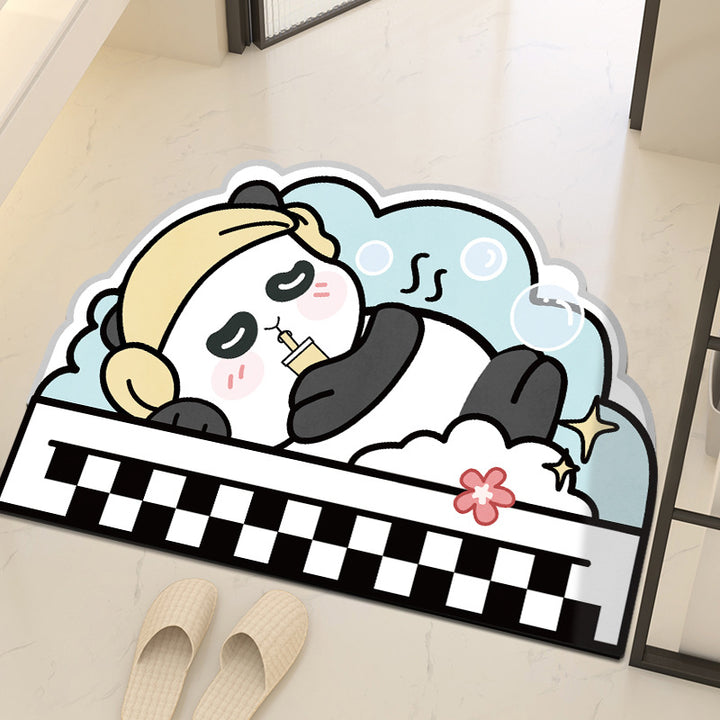 Playful Dog-Themed Mat